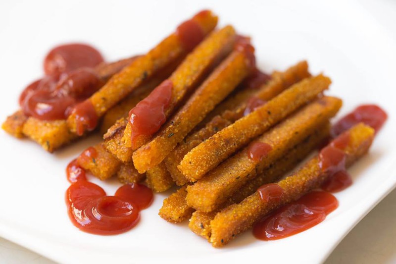 Knusprige Polenta Pommes