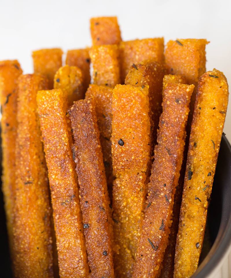 Knusprige Polenta Pommes