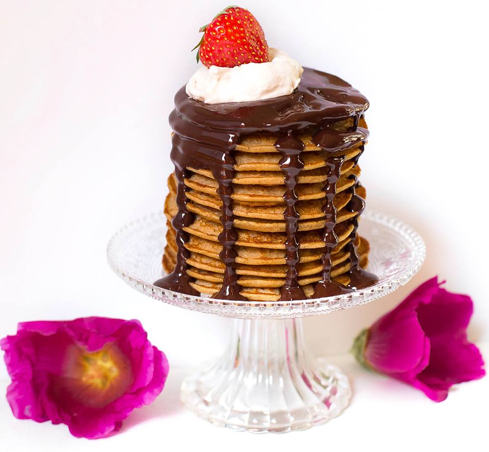 Vegane Pancakes Rezept mit Buchweizen - glutenfrei & vegan