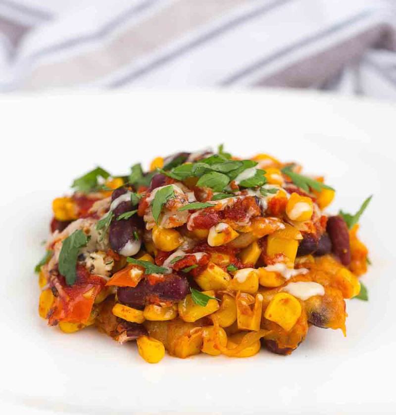 Glutenfreier Auflauf a la Mexicana
