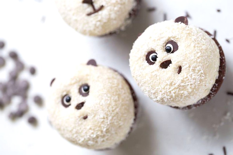 Vegane Panda Muffins (glutenfrei)