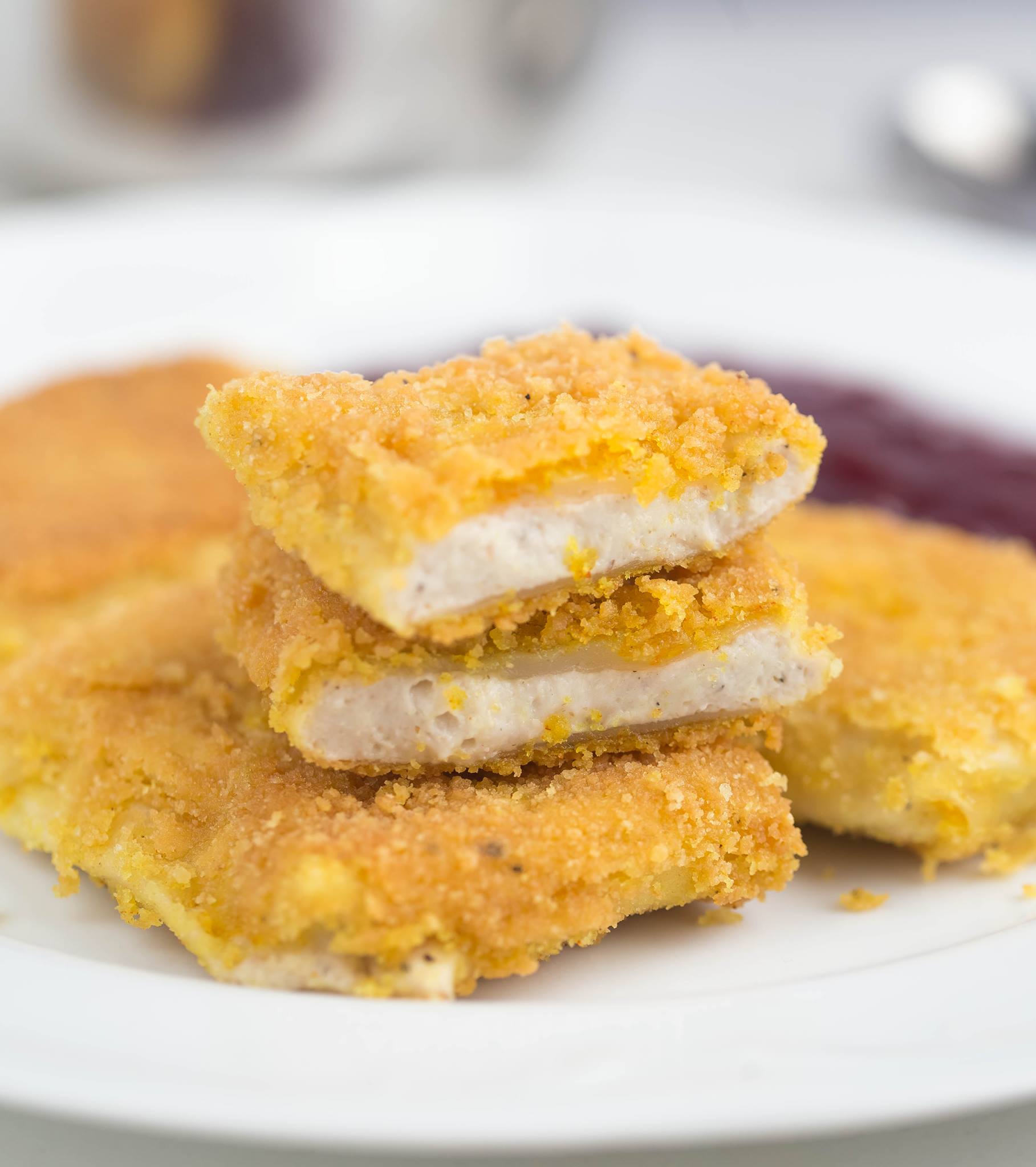 Gebackener Cashew Mozzarella