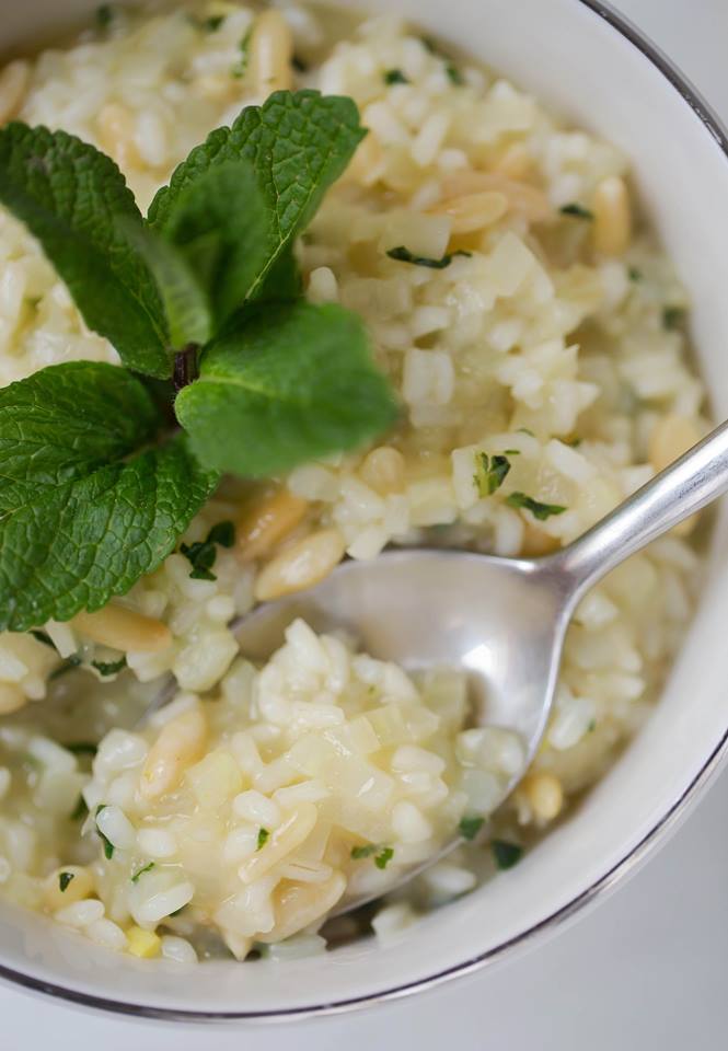 Cremiges Risotto mit Fenchelgemüse